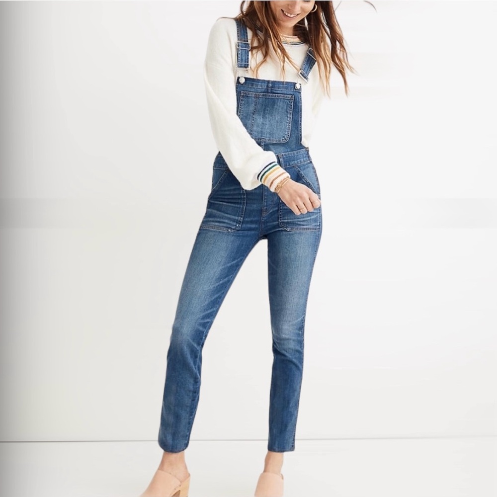 Madewell Skinny Denim Overalls
